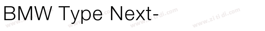 BMW Type Next字体转换